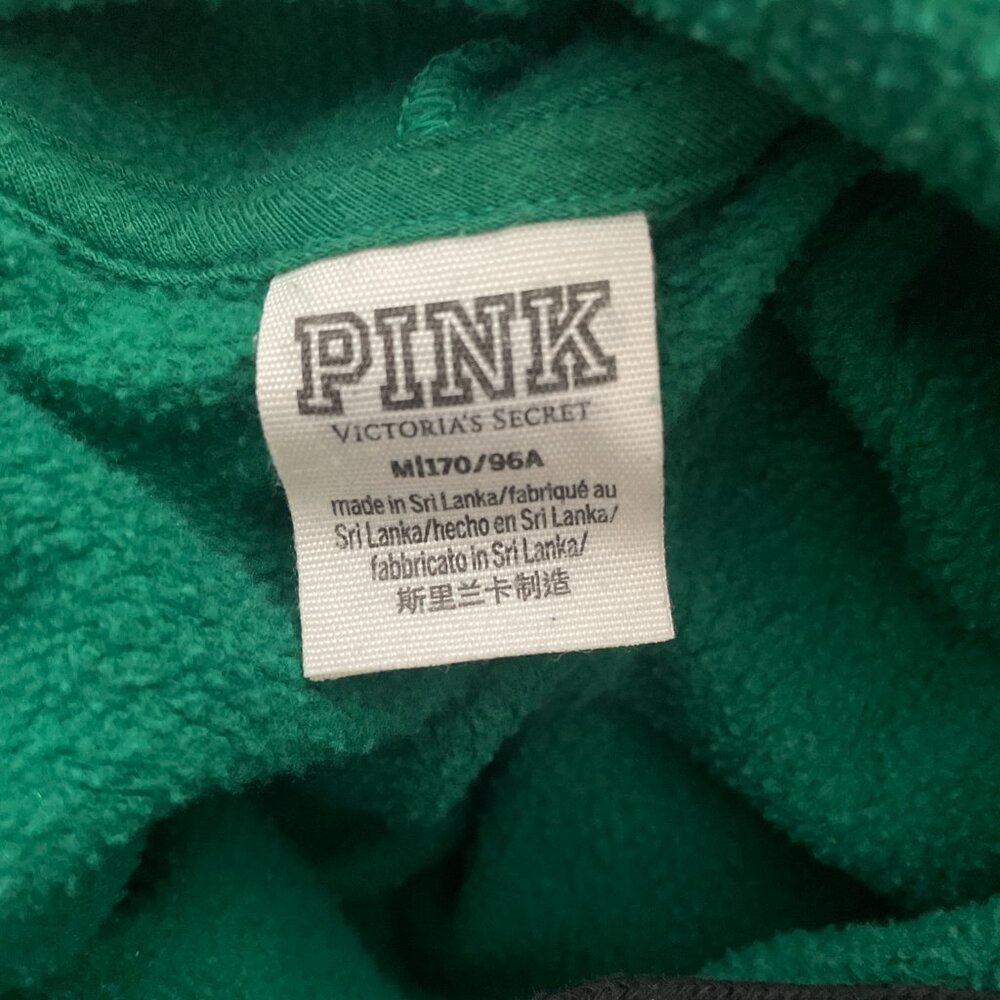 PINK green hoodie medium - Picture 3 of 3